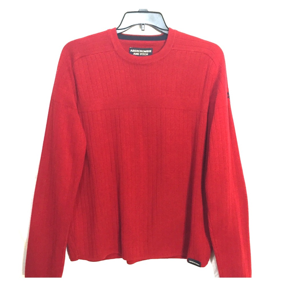 Abercrombie and Fitch red sweater XL men’s